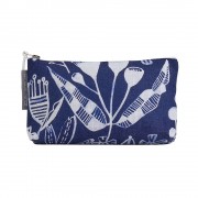 Cosmetic Bag | Navy Natives | Linen | Small